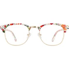 You can't help but feel pretty in a floral eyeglasses. This wide browline is made with lightweight plastic for a comfortable wear. It is available in the following glossy floral prints: black with red flowers; pink flowers; and a bold multi-colored pattern with shades of red/coral/green. Adjustable nose pads provide added comfort. | Zenni Women's Browline Prescription Eyeglasses Floral Mixed Browline Glasses, Classic Vibe, Rim Design, Zenni Optical, Oval Face Shapes, Oval Face, Flowers Pink, Feel Pretty, Prescription Eyeglasses