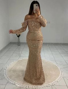 Mermaid / Trumpet Evening Gown Elegant Dress Wedding Black Tie Floor Length Long Sleeve Off Shoulder Sequined with Pearls Wedding Black Tie, Gown Elegant, Wedding Black, Evening Gowns Elegant, Black Tie Wedding, Mermaid Dresses, Black Wedding, Dress Wedding, Elegant Dress