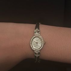 Silver And Gold Vintage Watch With Elastic Band (Never Worn After Buying) Gold Vintage Watch, Silver Watches Women, Silver And Gold, Vintage Watches, Silver Watch, Elastic Band, Vintage Silver, Accessories Watches, Leather Watch