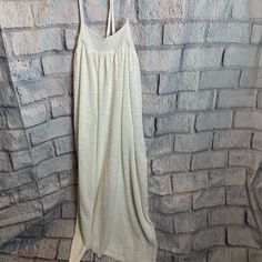 Size Xs Nwt Strapless Dress Midi Length Material: 79% Cotton, 24% Nylon Measurements: Length 48”, Armpit To Armpit 16” Flowy Sleeveless Beach Dress Loungewear, Flowy Sleeveless Beach Dress For Loungewear, Sleeveless Maxi Dress For Beach Loungewear, Sleeveless Maxi Dress For Beach Season Loungewear, Sleeveless Summer Maxi Dress For Loungewear, Casual Spaghetti Strap Maxi Dress For Loungewear, Breezy Maxi Dress For Loungewear, Casual Maxi Dress With Spaghetti Straps For Loungewear, Breezy Maxi Length Dress For Loungewear