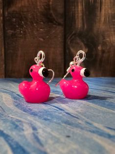 These adorable little flamingo earrings are the perfect addition to any cruise, beach day or girls' night outfit! Lightweight, detailed and suuuuuper cute!! Nickel Free Novelty Earrings For Party, Pink Earrings For Summer Gift, Pink Fun Jewelry For Party, Fun Dangle Earrings, Playful Jewelry With Matching Earrings For Party, Fun Pink Earrings, Fun Pink Party Jewelry, Pink Summer Earrings Gift, Cute Summer Jewelry For Gifts