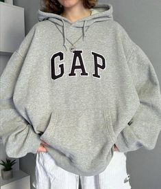 Gap Sweatshirt, Gap Hoodie, Grey Hoodie Men, Gap Men, Gap Women, Embroidered Hoodie, Hoodie Top, Grey Hoodie, Grey Sweatshirt