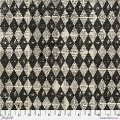 an old newspaper with black and white checkered pattern on the front, in different sizes