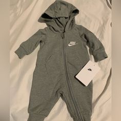 Cute Nike Jumpsuit For Baby Boy Or Girl, Size Newborn. Never Been Worn Or Used, Has Tags Nike Jumpsuit, Cute Nike, Cute Nikes, Lil Baby, Baby Boy Or Girl, Boy Or Girl, Jumpsuit, One Piece