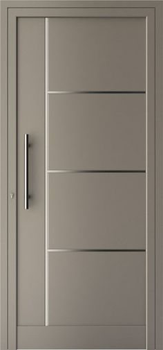 an image of a modern steel door