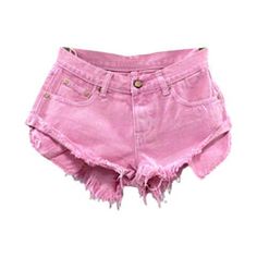 High Waist Jeans Shorts, Trashy Clothes, Jeans Short Pants, 2000s Trashy, Korean Y2k, Purple Denim, Trashy Outfits, High Waisted Jean Shorts, Neon Color