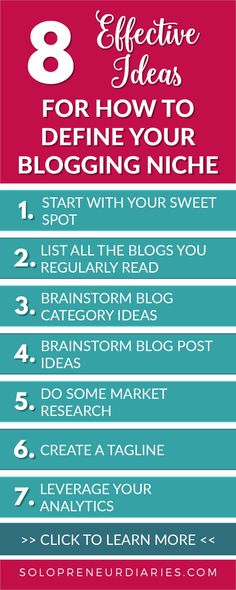 the 8 effective ideas for how to do blogging niches