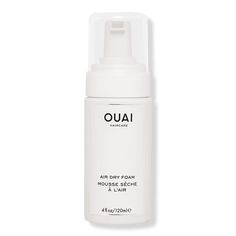 OUAI - Air Dry Foam | Ulta Beauty Texturizing Hair, Ouai Leave In Conditioner, Ouai Hair, Ouai Haircare, Hair Massage, Melrose Place, Hair Frizz, Frizz Free Hair, Hair Mousse