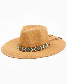 Nikki Beach Women's Chrysta Crochet Raffia Straw Western Hat | Boot Barn Adjustable Bohemian Brown Panama Hat, Handwoven Hat Bands For Summer Beach, Western Style Woven Toquilla Straw Sun Hat, Southwestern Flat Brim Hat Bands For Vacation, Western Style Handwoven Wide Brim Sun Hat, Handwoven Western Style Wide Brim Sun Hat, Southwestern Style Flat Brim Hat For Vacation, Southwestern Flat Brim Hat For Vacation, Handwoven Summer Hat Bands For Vacation