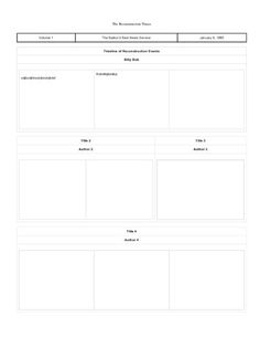 the worksheet is shown for students to use