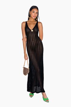 From the festivals to the beach this is the essential sheer dress you'll be wearing on repeat this summer. With it's loose fit crochet coverage, scoop neck and sexy cross tie back you will look amazing from every angle. Let your favorite suit or lingerie show through beneath the stunning sheer design. Scoop neck Sheer Tie cross back detail Tight cut for a body-con fit Maxi Length Please note, color may appear differently due to lighting Made in China FABRIC & FIT 75% Acrylic 25% NylonPlease read Crochet Mermaid, Crochet Maxi Dress, Crochet Maxi, Strapless Mini Dress, Mermaid Dress, On Repeat, Sheer Dress, The Chic, Black Maxi Dress