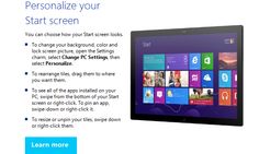 an advertisement for the new windows 8 tablet, which is now on sale in stores