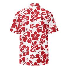 Say Aloha to your favorite new classic Hawaiian print short sleeve shirt from Extremely Stoked! These super sweet aloha shirts exudes coolness both in terms of style and material. The lightweight fabric keeps you cool while the moisture-wicking technology and UPF50+ protection ensure your comfort. Want to rock a classic Hawaiian look? Wear it loose and untucked, or size down for a tighter fit! This shirt is unisex and can be worn by men or women.Perfect for casual wear, beach days, luaus and Haw Casual White Hawaiian Shirt With Sublimation Print, Casual Hawaiian Shirt With All Over Print For Beach, Summer Vacation Short Sleeve Shirt With All Over Print, Short Sleeve Printed Shirt For Beach, Casual Printed Short Sleeve Beach Shirt, White Hawaiian Shirt With All Over Print For Vacation, White Hawaiian Shirt For Beach Season, White Tropical Hawaiian Shirt With Graphic Print, Casual Hawaiian Shirt With All Over Print For Vacation