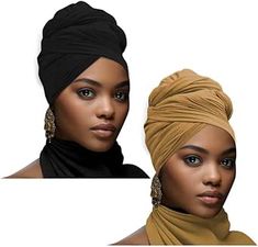 African Hair Wraps, Headwrap Styles, Braids Dreadlocks, Curls Braids, Jersey Turban, African Headwrap, African Hair Wrap, Head Scarves, African Hair