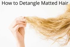 Do you want to know how to detangle matted hair? Any hair type can develop knots but sometimes the hair strands become so severely tangled and matted that it feels impossible to untangle it without cutting. In this post I will show you how to detangle matted hair without having to use scissors! Detangle Matted Hair, X Nails, Matted Hair, Nappy Hair, Hair Strands, Brittle Nails, Hair Nails, Hair Strand, How To Slim Down