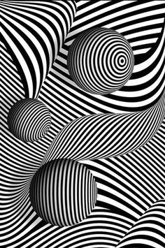 an abstract black and white background with wavy lines in the shape of spirals or circles