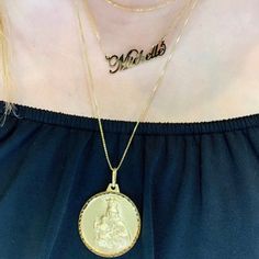 "Our most popular piece is our SOLID 14K CUSTOM NAME NECKLACE! - Made to last a lifetime with a sturdy rolo chain (16\", 18\", 20\") that still gives a minimalist look to the name. - What makes our names unique is that they are nice and thick, meaning it is not easily bendable or breakable. It is designed for daily wear and to last a lifetime! - All solid 14K, guaranteed. It will not tarnish, it will not color your skin. - A week turn around or even sooner. It is made just for you! - Available i Names Unique, Cross Choker, Beaded Cross, Id Bracelets, Custom Name Necklace, Ring Photos, Rolo Chain, Chain Ring, Name Necklace