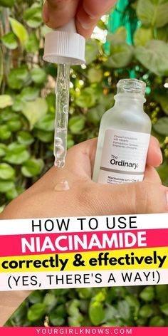 Niacinamide Benefits, The Ordinary Skincare Routine, Niacinamide Serum, Diy Beauty Treatments, The Ordinary Skincare, Mascara Facial, Skin Care Solutions, Skincare Ingredients, Better Skin