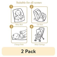 the instructions for how to use a baby seat