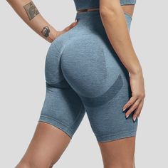 Designed for yoga and all active wear. these High Waisted Fitness Shorts offer optimal performance. comfort. and flexibility. Made with breathable and stretchy Polyester and Spandex. they feature seamless construction and a snug fit for a full range... Workout Shorts Women, Fitness Shorts, Shorts For Women, Workout Shorts, Snug Fit, Active Wear, High Waisted, Yoga, Spandex