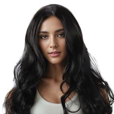 Big curly long hair for Women with stylish designs and outstanding looks. Made of High Temperature Fiber material, soft touch, and natural looking, just like your own real hair. Human wig for Women with very stylish designs and pretty looks, make you more beautiful and confident, you will get tons of compliments with this Hair Wig. Different hairstyles and colors can show different sides of you in various occasions or parties, and build a more confident self. Due to manual measurement, please al Long Hair For Women, Hairstyles And Colors, Curly Long Hair, Pretty Looks, Black Hair Wigs, Long Hair Wigs, Hair For Women, Human Wigs, Curly Hair Wig