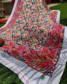 Product Item: Full Embroidery Work Dupatta  Size- Length> 86 Inch (2.25' Meter) Width >38 Inch Approx. Please share color choice after buying Fabric> Cotton Uses: (1)Traditional Wear: These dupattas can be paired with traditional Indian outfits like salwar kameez, anarkali suits, lehengas, and sarees. They add a touch of elegance and ethnicity to your attire. (2)Casual Wear: You can also wear these Phulkari dupattas with your everyday casual outfits like jeans and kurtis to give them a pop of color and style. (3)Festivals: These dupattas are perfect for festive occasions like Diwali, Holi, Eid, or other cultural celebrations. The intricate embroidery and mirror work can make you stand out during festivities. (4)Weddings and Special Occasions: They are great choices for attending weddings, Traditional Wedding Scarves With Motifs, Festive White Pashmina Shawl With Motifs, Bohemian Multicolor Shawl With Embroidered Border, Traditional Shawl Scarf With Embroidered Border, White Traditional Festive Scarf, Traditional White Festive Scarf, Traditional White Festive Scarves, Wedding Scarves With Traditional Patterns For Festivals, White Traditional Dupatta Scarf