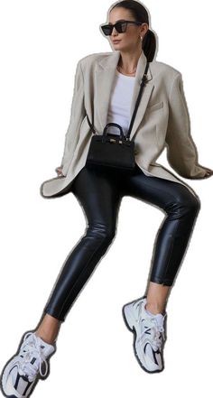 Chic Leggings For Fall, Chic Solid Leggings For Fall, Sleek Winter Bottoms For Going Out, Sleek Bottoms For Going Out In Winter, Winter Office Wear Faux Leather Bottoms, Elegant Leggings For Going Out, Winter Office Faux Leather Bottoms, Winter Faux Leather Office Bottoms, Faux Leather Bottoms For Office In Winter