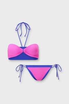 Multi-Wear String Swim Bundle Fabletics blue/blue/pink/pink female Activewear >> Womens >> Outfits regular Lifestyle/Swim Female Activewear, Summer Wishlist, Roblox Clothes, Neon Bikinis, Womens Outfits, Splish Splash, Cute Swimsuits, Swim Bottoms, Pink Pink