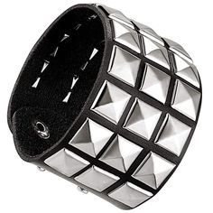 PRICES MAY VARY. Premium leather material with silver stainless steel decoration. Perfect for punk and mechanical styles. Length 8.6 inches. Multiple layers of stylish design to choose from. Adjustable length with 2 buttons. Makes a great statement piece. Looking for a unique and edgy accessory? This leather bracelet with square silver decoration is perfect for you. Make a statement with this bold and rugged leather bracelet. Perfect for adding a touch of rebellion to your outfit. This leather b Emo Bracelets, Rock Bracelets, Steel Decoration, Edgy Accessories, Mens Cuff, Rugged Leather, Silver Decor, Metal Bracelet, Wristbands