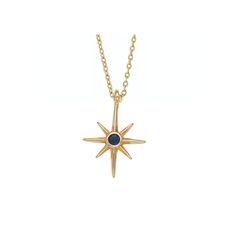 The Blue North Bright Star Necklace is an exquisite piece of 18k gold jewelry. The necklace features a stunning blue stone that sparkles in the light, adding a touch of elegance and sophistication to any outfit. The gold north star charm adds a unique and charming element to the necklace, making it a perfect gift for someone special or a treat for yourself. The necklace is made with high-quality materials and is built to last, ensuring that it will remain a cherished piece for years to come. 18K Dainty Blue Jewelry With Star Charm, Celestial Starburst Necklace With Star Charm, Celestial Star Of David Necklace With Star Charm, Celestial Star-shaped Gemstone Jewelry, Star-shaped Yellow Gold Birthstone Necklace, Yellow Gold Star Necklace With Birthstone, Yellow Gold Star Shaped Necklace With Birthstone, Elegant Blue Star Charm Jewelry, Elegant Blue Jewelry With Star Charm