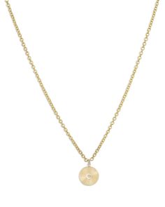 Zoe Lev 14K Yellow Gold Diamond Pleated Disc Pendant Necklace, 16-18 Disc Pendant, Gold Diamond, Jewelry Accessories, Gold Necklace, Yellow Gold, Pendant Necklace, Pendant, Yellow, Gold