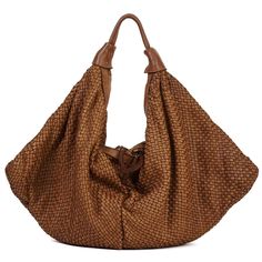 Soft Leather Hobo Bag For Fall, Luxury Brown Hobo Bag With Braided Handles, Fall Leather Hobo Bag, Fall Textured Leather Hobo Bag For Travel, Fall Travel Textured Leather Hobo Bag, Fall Travel Hobo Bag With Textured Leather, Luxury Hobo Shoulder Bag For Summer, Luxury Summer Hobo Shoulder Bag, Top Handle Woven Leather Hobo Bag