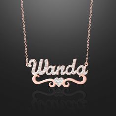 Dress your little ones with a nameplate necklace! Customize this necklace with a name or a meaningful word. Crafted from 18K gold and silver plating, this piece is durable and made to last. Details: Personalize With: Names, Numbers, or Words. Pendant Size varies by name (3.5cm-5cm) Matching Link Chain Closure: Lobster Clasp Rose Gold Name Necklace For Anniversary, Nameplate Necklace For Anniversary Gift, Nameplate Necklace For Anniversary, Customized Rose Gold Name Necklace For Anniversary, Customizable Rose Gold Name Necklace For Anniversary, Customizable Rose Gold Necklaces For Anniversary Gift, Customizable Rose Gold Necklaces For Anniversary, Anniversary Gift Nameplate Necklace, Rose Gold Name Necklace For Anniversary Gift