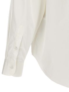 Cotton shirt with pleated plastron, button closure, long cuffed sleeves. Composition: 100% cotton Gucci Cotton Shirt For Workwear, Timeless Long Sleeve Dress Shirt For Daywear, Gucci Cotton Shirt For Work, Timeless Long Sleeve Dress Shirt With Concealed Placket, Gucci Button-up Shirt For Spring, Gucci Spring Button-up Shirt, Chic Gucci Collared Blouse, Spring Gucci Button-up Shirt, Gucci Long Sleeve Blouse For Fall