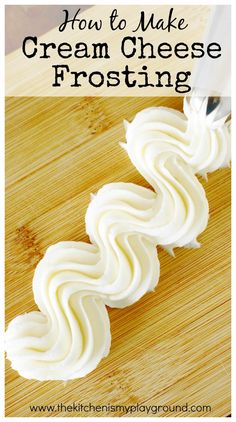 how to make cream cheese frosting