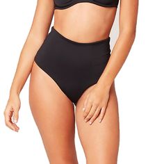 Embrace retro-chic style while staying covered on the sand this summer with the L Space Portia Bikini Bottom. This classy bottom has a high-waist silhouette paired with L Space's Bitsy coverage in the back to give it a cheeky touch. On day two of vacation, reverse the bottom then fold its waistband over for a new color and a totally new fit. High-waisted becomes low-rise, and can transition back again if you change your mind. Chic Smoothing Swimwear For Poolside, Chic Smoothing Swimwear For Beach, Chic Fitted High-cut Leg Swimwear, High-cut Leg Bottoms For Beach Season, Chic High Waist Swimwear For Poolside, Chic High-waisted Swimwear For Poolside, Poolside High-waist Smoothing Swimwear, Solid High Rise Swimwear For Poolside, Chic High-waisted Poolside Swimwear