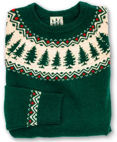 Merry Chrysler, Kiel James Patrick, James Patrick, Beautiful Christmas Trees, Tree Farm, Fair Isle Sweater, Woven Label, Holiday Sweater, Woven Labels