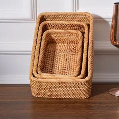 Rectangular Storage Baskets, Kitchen Storage Baskets, Storage Baskets for Shelves, Woven Rattan Storage Basket, Bathroom Storage Baskets Beautiful Vietnam hand woven basket for decorating your table or any place of your home. This basket can also be used to store eggs, bread or fruits. The basket is fully functional as Storage Baskets For Shelves, Wicker Storage Baskets, Woven Storage Baskets, Large Woven Basket, Rattan Baskets, Beautiful Vietnam, Rustic Baskets, Baskets For Shelves, Baskets Storage