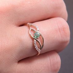 "Emerald ring, Multistone ring, Minimalist ring, Elegant ring, Rose gold ring, Dainty ring, Gemstone ring, Birthstone ring, Gold promise ring WE OFFER UNLIMITED PERIOD INSTALLMENTS PLAN This is a beautiful, stunning, feminine ring that works well for all occasions, styles, and ages. You will love it! Ring information: Main stone: Emerald Approximate size: 3mm Accent stone: Cubic zirconia Metal type: Gold Metal stamp: 14k Gold Customization / Replacements It's easy to create jewelry that's perfec Rose Gold Emerald Rings With Gemstone, Rose Gold Emerald Gemstone Rings, Dainty Promise Ring With May Birthstone, Dainty May Birthstone Promise Ring, Rose Gold Birthstone Crystal Ring For Promise, Rose Gold Emerald Rings As Gift, Rose Gold Open Ring For Proposal, Rose Gold Emerald Ring As A Gift, Rose Gold Emerald Ring For Promise