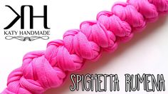 a pink rope is shown with the words,'spaghettia romana'on it