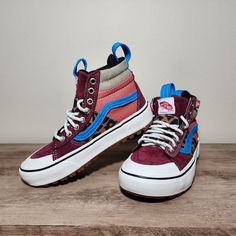 Vans Sk8-Hi Mte-2 Suede Canvas Burgundy Sneakers Boots Womens Shoes Size 5.5 Brand New No Box We Always Carefully Package And Box Ship Asap. Pair In Photos Is The Exact Pair You Are Purchasing ( Ap) Vans Low-top Boots With Rubber Sole, Burgundy High-top Sneakers For Streetwear, Vans High-top Sneakers With Speckled Midsole, Vans High-top Sneakers With Cushioned Footbed, Red High-top Sneakers With Rubber Sole For Outdoor, Red Lace-up High-top Sneakers For Outdoor, Vans Boots With Rubber Sole, Vans Casual Boots With Rubber Sole, Vans Boots With Round Toe And Rubber Sole