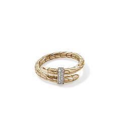 Spear Ring, Gold, Diamonds|RGGX986802DI Coil Ring, John Hardy Jewelry, Thread Design, Glam Gifts, John Hardy, Ring Rose Gold, Diamonds And Gold, Yellow Gold Chain, Rose Gold Jewelry