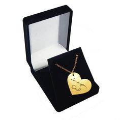 "IMPORTANT NOTE: For Expected Delivery for Father's Day please order by June 9th. I recommend ordering with Priority Mail (usually 2-3 business days but can be longer). However I can only guarantee Priority Express Mail shipping will arrive in time. A custom gold filled heart necklace personalized with actual handwriting you provide. ◆ 2-5 days processing time before an order ships out ◆ Fast Shipping! ◆ 14k Gold Filled (Doesn't flake or tarnish like gold plating) ◆ A mock up is sent to you of y Personalized Gold Heart Necklace For Keepsake, Personalized Gold Heart Necklace Keepsake, Gold Jewelry Keepsake With Gift Box, Gold Jewelry With Gift Box For Keepsake, Gold Jewelry With Gift Box For Father's Day, Personalized Gold Heart Necklace For Mom, Customizable Gold Heart Necklace For Mother's Day, Gold Heart Shaped Necklace For Father's Day, Customizable Gold Heart Necklace For Gift