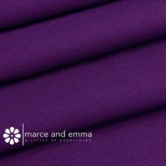 purple fabric with the name marc and emma on it