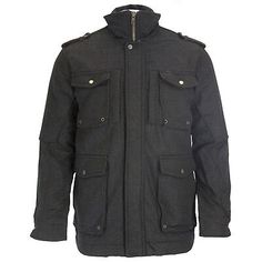 Find ideas๏ฟฝand inspiration for CCC Canterbury of New Zealand Charcoal Hayes 4-Pkt Jacket NE582222 $248 NEW, Mens Coats Jackets Fitted Casual Outerwear With Cargo Pockets, Casual Fitted Outerwear With Cargo Pockets, Winter Outerwear With Flap Pockets For Cold Weather, Fall Outerwear With Cargo Pockets For Cold Weather, Casual Winter Outerwear With Cargo Pockets, Military Winter Outerwear With Patch Pockets, Winter Workwear Parka With Flap Pockets, Winter Utility Jacket With Flap Pockets For Workwear, Urban Winter Outerwear With Welt Pockets