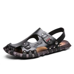 📍 Product Description: Elevate your beachwear game with our Men's Plus Size Korean Style Beach Sandals. The sandals are constructed from high-quality microfiber leather that ensures durability and gives a sleek look. The rubber sole provides excellent traction, making these sandals perfect for a day at the beach or casual outings. Available in sizes from 38 to 47, these sandals are designed to cater to plus sizes, ensuring everyone gets a comfortable fit. They come in three stylish colors - blu Packing List Men, Men Sandals, Roman Fashion, Men Beach, Shoes Comfortable, Leather Slippers, Beach Sandals, Mens Plus Size, Men Shoes Size