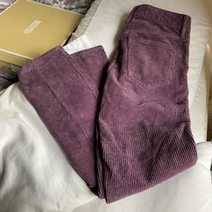 Pacson Purple Corduroy Pants Size 22 There Is No 22 Available In The Poshmark Setting So It Says 23. Mom Jean Style. New Don’t Have The Price Tag, But The Plastic Loop Is Still On The Tag In The Back The Paper Price Tag Fell Off. Purple Corduroy Pants, Courderoy Pants, Purple Corduroy Bottoms With Pockets, Casual Purple Corduroy Bottoms, Purple Denim, Grunge Pants, Mom Jeans Style, Purple Jeans, Pacsun Jeans