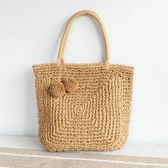 Jute Straw Bag For Summer Outings, Natural Crochet Bag For Beach Season Outings, Woven Jute Straw Bag For Summer Outings, Bohemian Tote Beach Bag For Summer Outings, Bohemian Tote Bag For Summer Outings, Handwoven Natural Bags For Summer Outings, Bohemian Beach Tote Bag For Summer Outings, Bohemian Beach Bag With Braided Handles For Summer Outings, Bohemian Straw Bag For Summer Outings