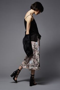 #Sisley #Sisleyfashion #SS2017 #woman #collection #fashion #trend #behindthebeach #black #pants #printsallover #japanese Black Pants, Ballet Skirt, Pants, Black