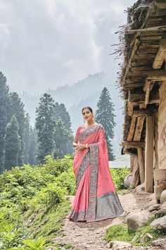 Fabric Details:- Saree Fabric: Pure Dola Saree Colour: Grey Pink Blouse Fabric: Silk Blouse Colour: Pink Blouse Piece Length: 1.2 meter Saree Length: 5.5 meter Occasion: Engagement, Festival, Sangeet, Wedding Style: Traditional Saree Work: Embroidered, Patch, Cut, Gota Pati Bollywood Style Slub Silk Saree For Reception, Slub Silk Traditional Wear With Zari Weaving For Reception, Eid Reception Zari Weaving Pre-draped Saree, Eid Reception Blouse Piece With Zari Weaving, Semi-stitched Slub Silk Saree With Resham Embroidery, Eid Blouse Piece For Reception With Zari Weaving, Eid Blouse Piece With Zari Weaving For Reception, Slub Silk Saree For Reception With Traditional Drape, Reception Slub Silk Saree With Traditional Drape